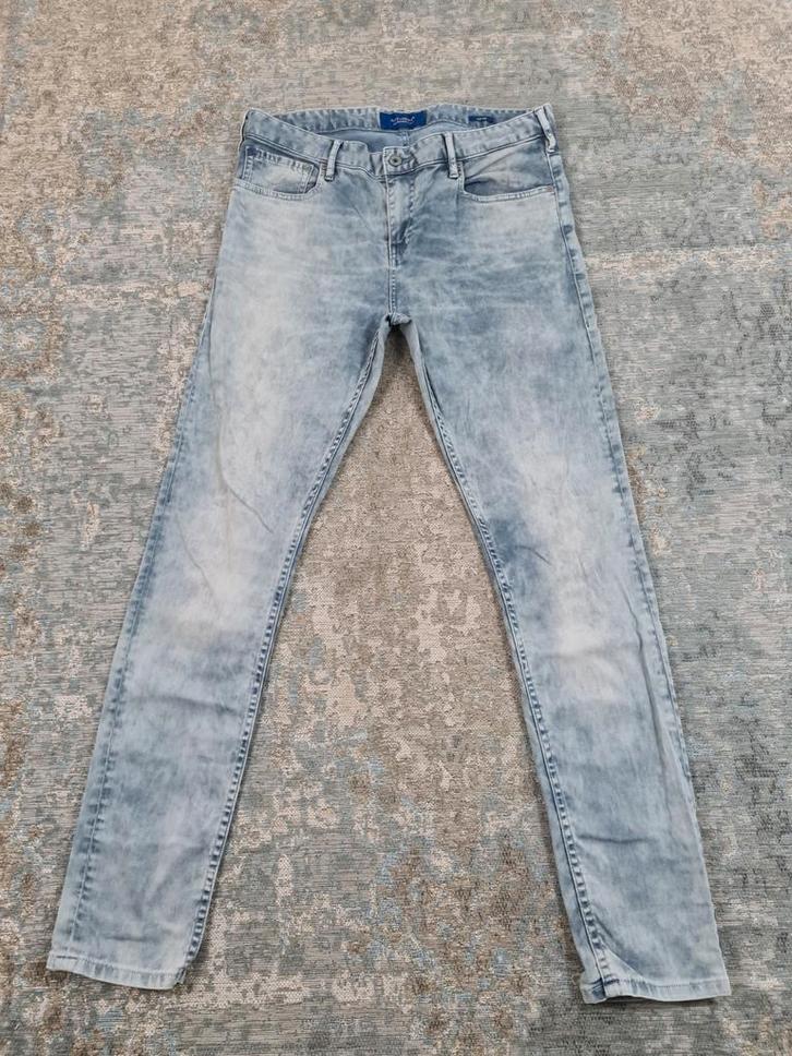 Scotch and Soda SKIM W32 L32 Skinny STRETCH Bronno3232, Kleding | Heren, Spijkerbroeken en Jeans, Zo goed als nieuw, W32 (confectie 46) of kleiner