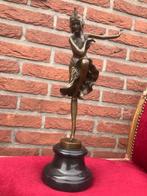 bijzonder mooi bronzen beeld, swingende danseres, Antiek en Kunst, Ophalen of Verzenden