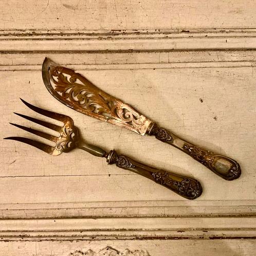 Antiek bestek samen €35 *floor epe*, Antiek en Kunst, Antiek | Bestek, Ophalen of Verzenden