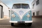 Volkswagen T1 Kombi 1970 Blauw - spijlbus, Auto's, Te koop, Benzine, Kunstmatig leder, Radio