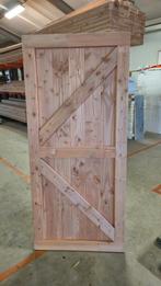 douglas houten deur, Ophalen, 80 tot 100 cm, Minder dan 200 cm, Hout
