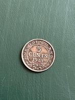 Newfoundland zilveren vijf cent 1927, Postzegels en Munten, Ophalen of Verzenden, Noord-Amerika, Losse munt, Zilver