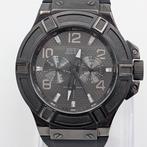 Guess Rigor W0040G2 herenhorloge 44mm zwart gun metal - Zgan, Ruilrijk, Zo goed als nieuw, Info@ruilrijk.nl, Neerstraat 60, 6041 KD Roermond