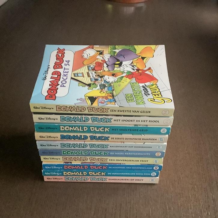 10 Pockets Donald Duck. Vintage, Boeken, Stripboeken, Gelezen, Meerdere stripboeken, Ophalen of Verzenden