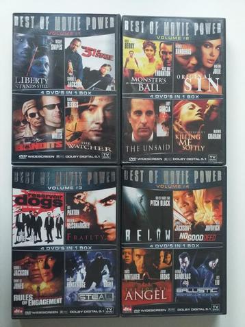Best of Movie Power: Volume #1 t/m #4 (1992 - 2002) *16 DVD beschikbaar voor biedingen