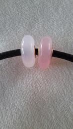 Trollbeads Roze Agaat Bedel, Sieraden, Tassen en Uiterlijk, Bedels, Ophalen of Verzenden, Edelsteen, Trollbeads