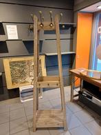 Houten Staande Kapstok met Opbergruimte, Huis en Inrichting, Woonaccessoires | Kapstokken, Ophalen, Gebruikt, Staande kapstok