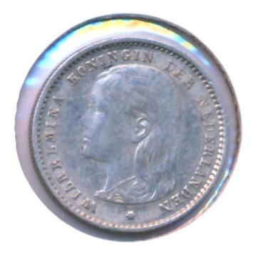 Nederland 10 Cent 1893 Wilhelmina beschikbaar voor biedingen