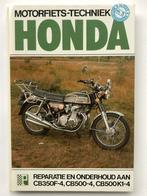 Honda CB350F-4, CB500-4, CB500K1-4 Motorfietstechniek *NIEUW, Motoren, Handleidingen en Instructieboekjes, Honda