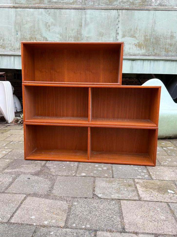 Formule modulaire stapelbare kasten Teak jaren 60 Nurigarage, Huis en Inrichting, Kasten | Wandmeubels, Gebruikt, Minder dan 100 cm