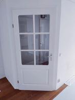 Opdekdeur met facetglas, Doe-het-zelf en Verbouw, Ophalen, Gebruikt, Binnendeur, 200 tot 215 cm