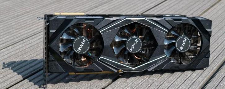 KFA2 NVIDIA GeForce RTX 2080 Ti EX (1-Click OC), Computers en Software, Videokaarten, Zo goed als nieuw, Nvidia, PCI-Express 3.0
