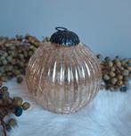 Heksenbal glas parelmoer Kerstbal  glasbal ribbel  Christmas, Diversen, Kerst, Ophalen of Verzenden, Nieuw