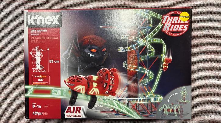 K’NEX Achtbaan type ‘Web Weaver’, Kinderen en Baby's, Speelgoed | Educatief en Creatief, Zo goed als nieuw, Ophalen
