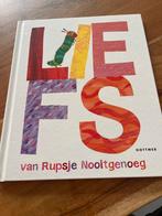 Liefs van Rupsje Nooitgenoeg - Eric Carle, Ophalen of Verzenden, Zo goed als nieuw, Uitklap-, Voel- of Ontdekboek, 1 tot 2 jaar