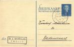 D.J. Baarslag, Twello - 03.1953 - briefkaart - 1953 geschrev, Ophalen of Verzenden, Briefkaart