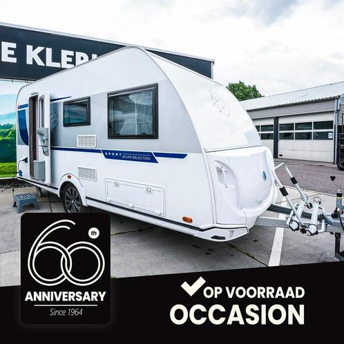 Knaus SPORT 420 QD Silver Selection Incl. mover (bj 2021), Caravans en Kamperen, Caravans, Bedrijf, 1000 - 1250 kg, Knaus, 6 tot 7 meter