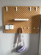 Skadis bord hout  76x56cm met witte toebehoren, Ophalen, Zo goed als nieuw, Overige typen