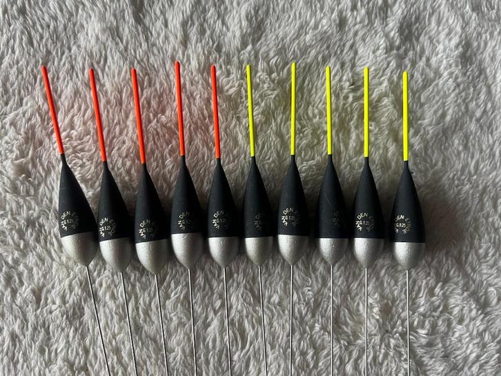 adv 72 / NIEUW set 10 dobbers TUBERTINI 1,25gr, Watersport en Boten, Hengelsport | Witvissen, Nieuw, Dobber of Lood, Ophalen of Verzenden