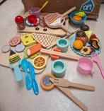 Keukenspeelgoes houten sushi set en sandwich plastic koek, Ophalen of Verzenden, Zo goed als nieuw, Hout, Speelkeuken-accessoire