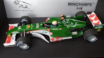 Jaguar R5 Mark Webber f1 1:18 Minichamps Pol  beschikbaar voor biedingen