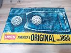 Mooie levi's reclame, Ophalen of Verzenden, Zo goed als nieuw, Rechthoekig Staand