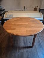 Houten Eettafel - Ronde Tafel, Huis en Inrichting, Ophalen, Rond, Landelijk, Vier personen