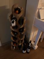 Houten wijnrek voor 12 flessen, 5 tot 15 flessen, Ophalen of Verzenden, Zo goed als nieuw, 75 cm of meer