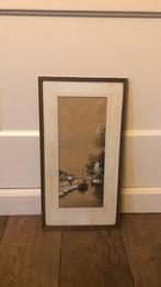 Antieke aquarel, Ophalen of Verzenden