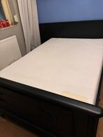 Twijfelaar bed 120x190 + matras (Gratis ophalen), Huis en Inrichting, Slaapkamer | Bedden, Ophalen, Gebruikt, Zwart, Twijfelaar