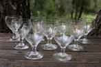 Brocante - Serie nostalgische likeurglazen!, Huis en Inrichting, Glas of Glazen, Gebruikt, Ophalen of Verzenden, Glas