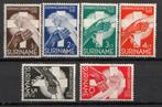 postzegels Suriname NVPH 151 / 156 Zendingszegels 1935., Postzegels en Munten, Postzegels | Suriname, Verzenden, Postfris