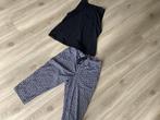 Travelstof set xl top studio Anneloes en capri Helena Hart, Kleding | Dames, Zwart, Maat 46/48 (XL) of groter, Zo goed als nieuw