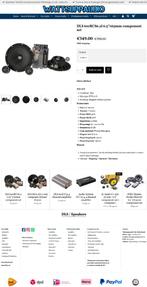 DLS 610RCS6.2I 6.5"/165mm component set / Auto speakers, Info@optimount.nl, Nieuw, Ophalen of Verzenden, Anholtseweg 48A 7091 HB DINXPERLO