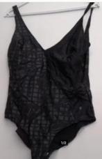 ROSCH Peter Hahn Badpak zwart met glimmende print maat 46 xl, Rosch, Zwart, Badpak, Ophalen of Verzenden