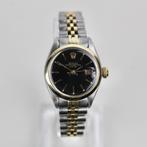 Rolex Lady Datejust - 6916 - Zwarte Wijzerplaat, Gebruikt, Rolex, Polshorloge, Ophalen of Verzenden