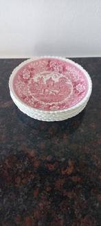 Adams English Scenic 6 Gebaksbordjes, Antiek en Kunst, Antiek | Servies los, Ophalen of Verzenden