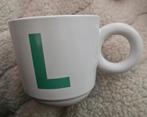 Mok Letter L, Ophalen of Verzenden, Zo goed als nieuw