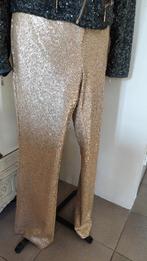 Glitterbroek goud Claudia Sträter 42, Overige kleuren, Maat 42/44 (L), Ophalen of Verzenden, Zo goed als nieuw