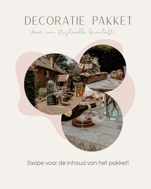 Verhuur decoratie voor bruiloften & feesten ✨🌸, Hobby en Vrije tijd, Feestartikelen | Verhuur, Zo goed als nieuw, Geboorte of Huwelijk