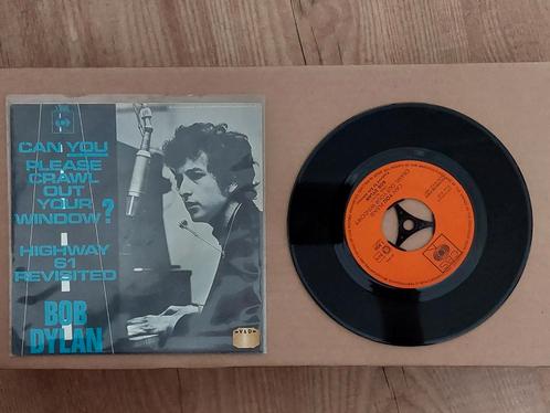 Bob Dylan - Can You Please Crawl Out Your Window? 7" Single, Cd's en Dvd's, Vinyl Singles, Gebruikt, Single, Rock en Metal, 7 inch