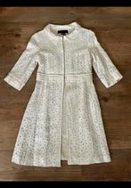 Bijzondere jas / jurk of robe manteaux. Ecru, off white Mt M, Kleding | Dames, Jurken, Maat 38/40 (M), Wit, Ophalen of Verzenden
