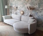 NIEUWSTAAT! Organische loungebank hoekbank ronde vorm lounge, Ophalen, Hoekbank, Zo goed als nieuw, Minder dan 150 cm