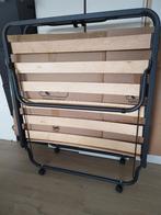 Metal black folding bed frame MUST GO NOW!, Huis en Inrichting, Slaapkamer | Bedden, Ophalen, 90 cm, Eenpersoons, Zwart