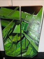 2 st. canvas schilderijen Arcana art 50x150cm, Ophalen