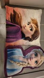 2 kussens Anna Elsa en  poppetje frozen Elsa, Ophalen of Verzenden