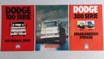 3 x DODGE Trucks - 100 & 300 Series - Chrysler international, Ophalen of Verzenden, Zo goed als nieuw, Folder
