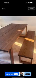 Ikea complete eethoek. Tafel, bankje en drie stoelen, Huis en Inrichting, Tafels | Eettafels, Ophalen, Gebruikt, 200 cm of meer