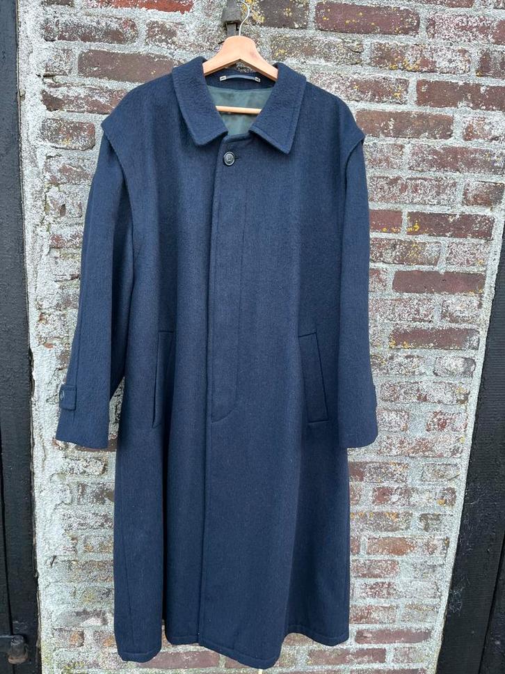 Ortler Loden Jas - Stijlvol en Warm, Kleding | Heren, Jassen | Winter, Gedragen, Maat 52/54 (L), Blauw, Ophalen of Verzenden