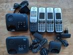 Siemens Gigaset A670A en A415A met 4 handsets., Ophalen of Verzenden